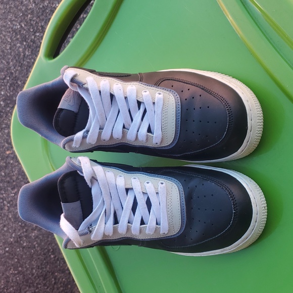 Nike Air Force 1 Low '07 LV8 1Black Pure Platinum , AO2439 002 Sz 10 - Picture 5 of 14